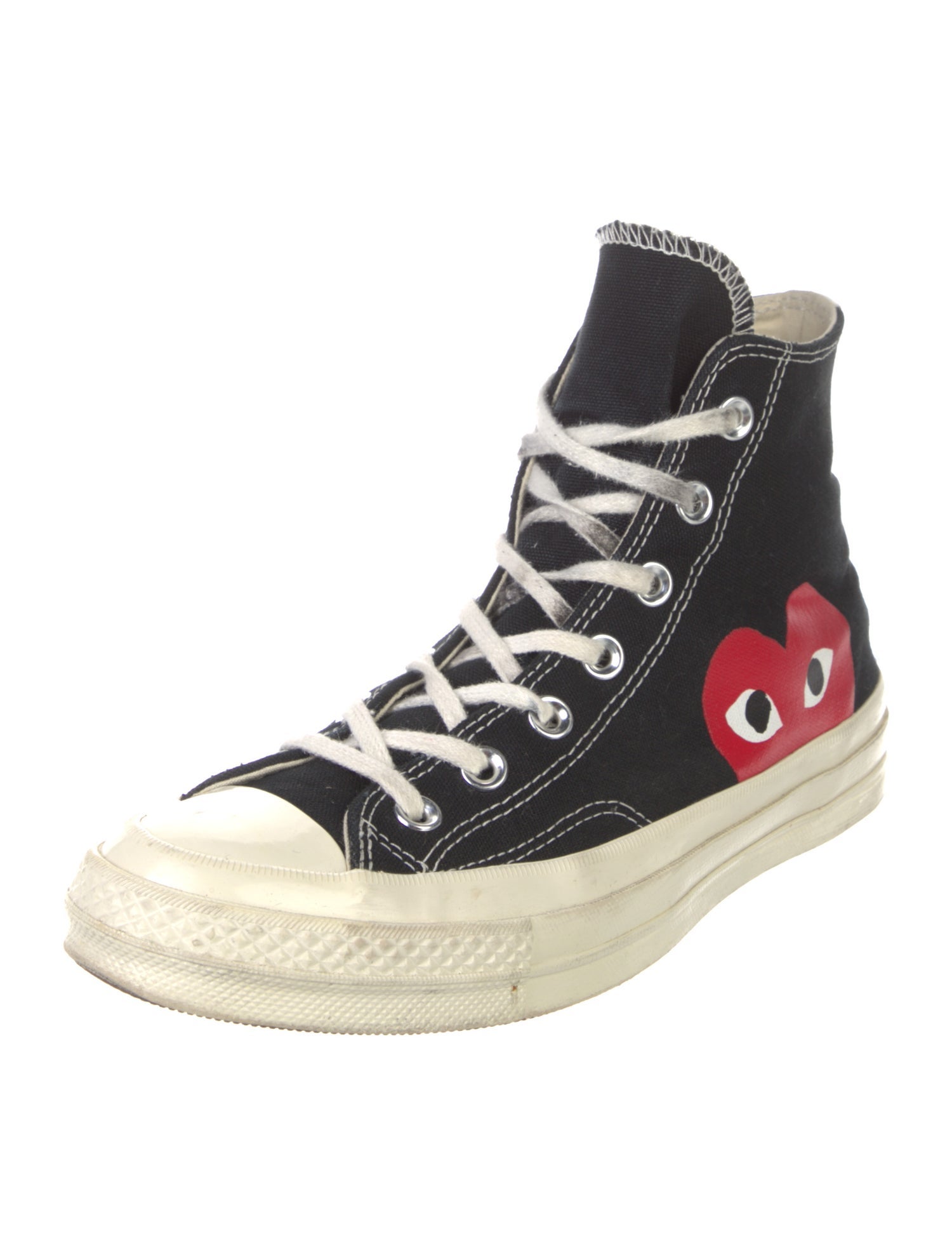 Comme des Garçons Play x Converse Canvas Printed Sneakers