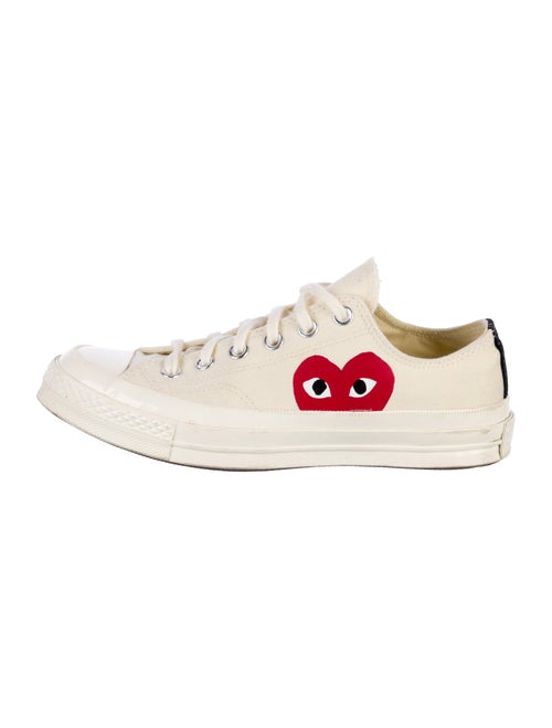 Comme des Garçons Play x Converse Canvas Printed Sneakers