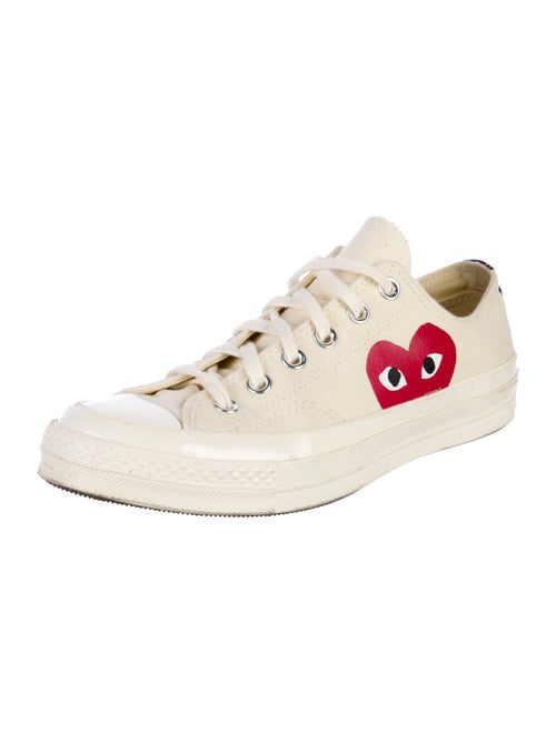 Comme des Garçons Play x Converse Canvas Printed Sneakers