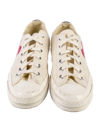 Comme des Garçons Play x Converse Canvas Printed Sneakers