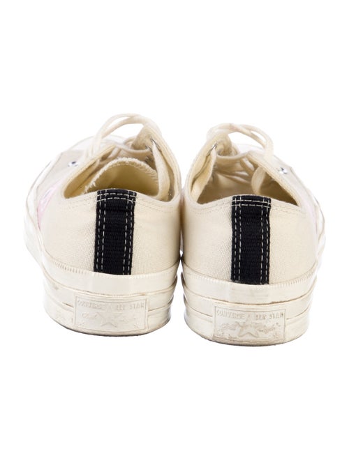 Comme des Garçons Play x Converse Canvas Printed Sneakers