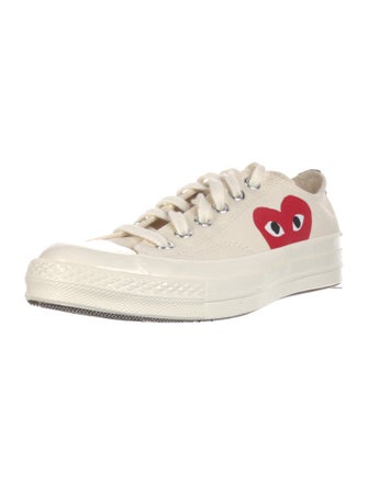 Comme des Garçons Play x Converse Canvas Graphic Print Sneakers