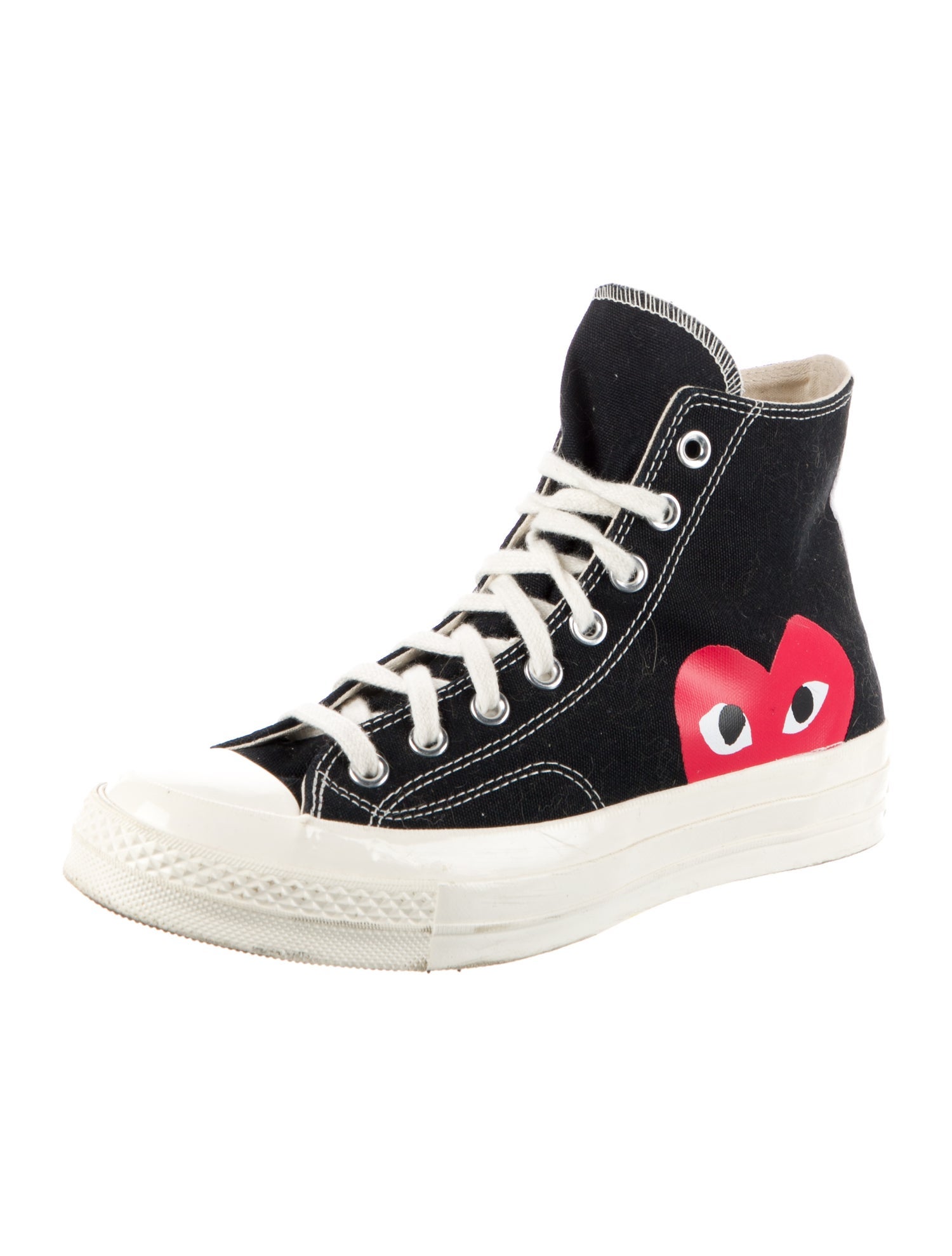 Comme des Garçons Play x Converse Canvas Printed Sneakers