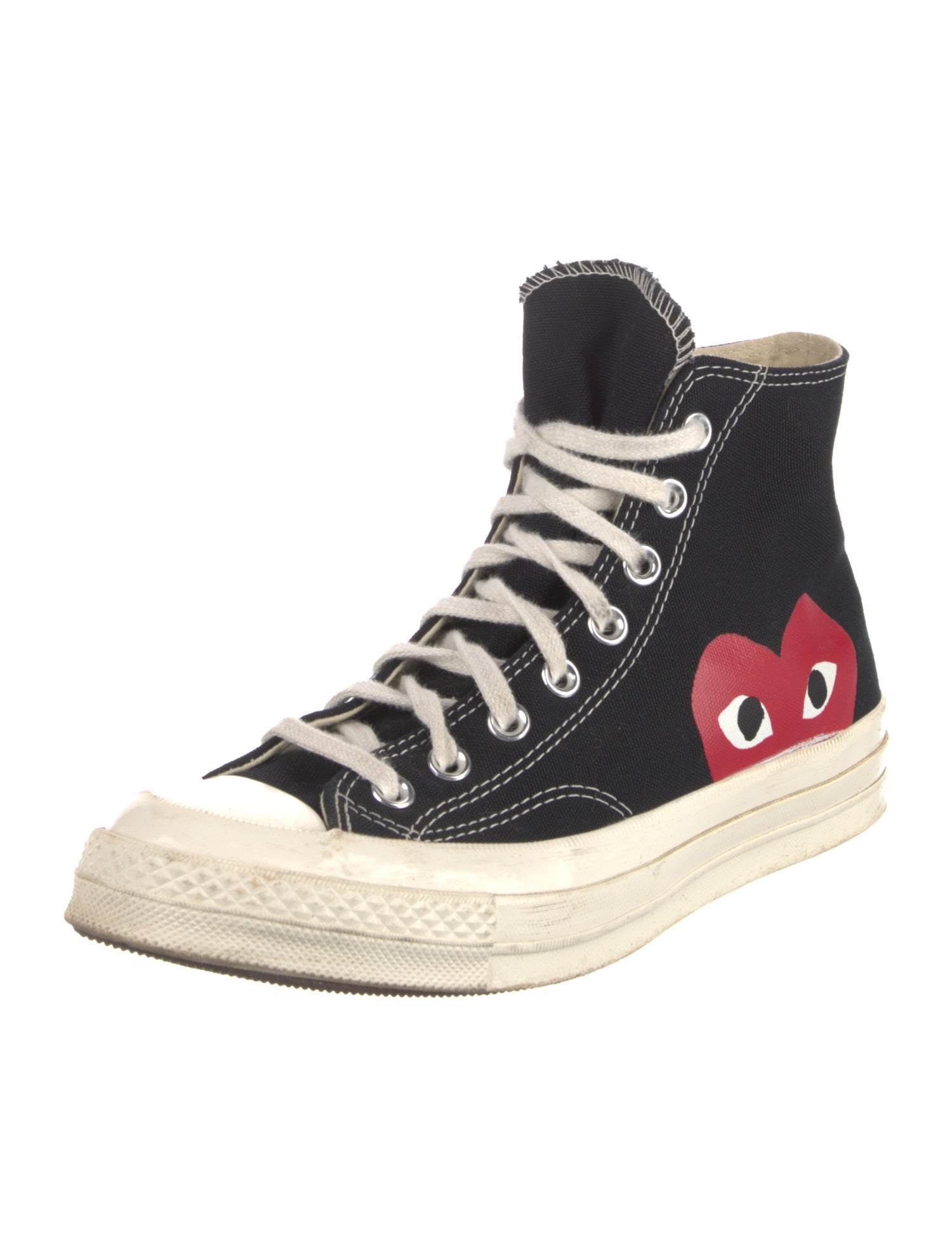 Comme des Garçons Play x Converse Canvas Graphic Print Sneakers
