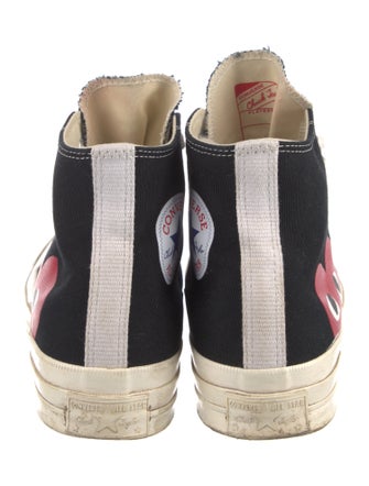 Comme des Garçons Play x Converse Canvas Graphic Print Sneakers