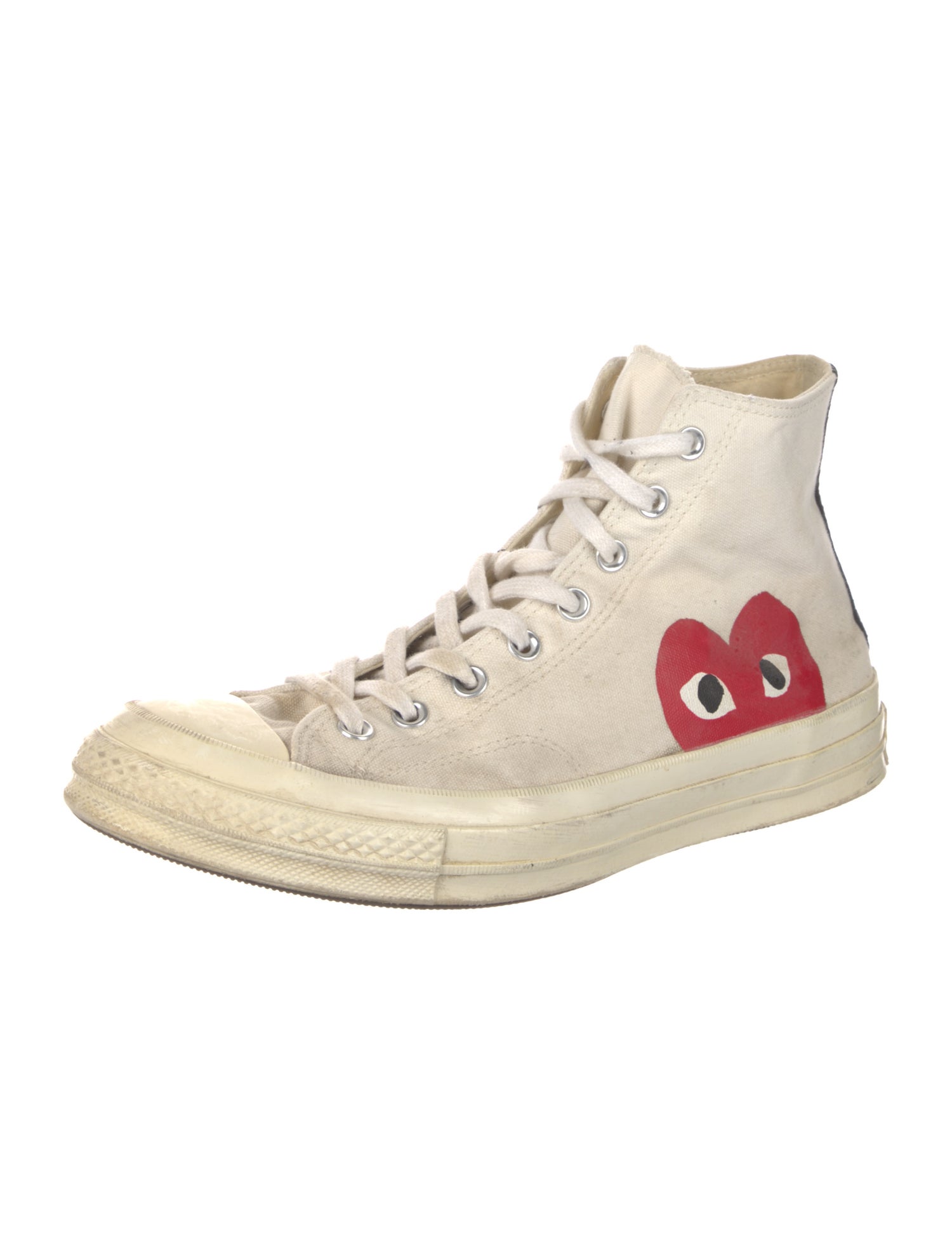 Comme des Garçons Play x Converse Canvas Printed Sneakers