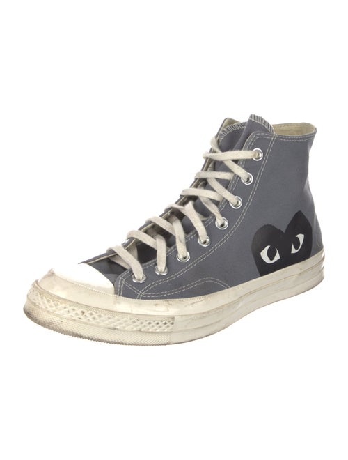 Comme des Garçons Play x Converse Canvas Printed Sneakers