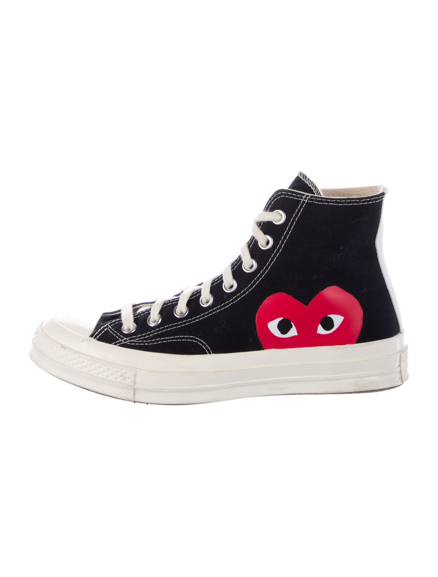 Comme des Garçons Play x Converse Canvas Printed Sneakers