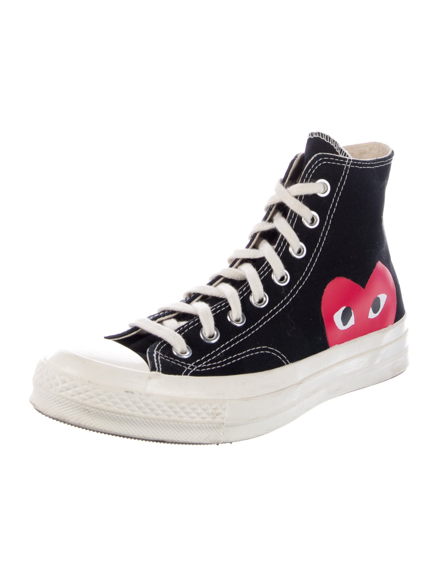 Comme des Garçons Play x Converse Canvas Printed Sneakers