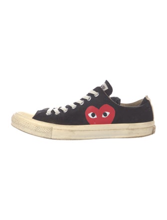 Comme des Garçons Play x Converse Canvas Printed Sneakers