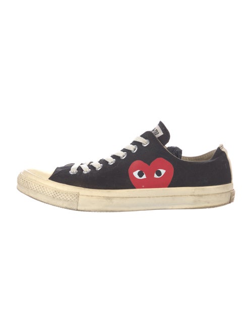 Comme des Garçons Play x Converse Canvas Printed Sneakers