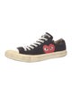 Comme des Garçons Play x Converse Canvas Printed Sneakers