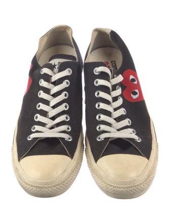 Comme des Garçons Play x Converse Canvas Printed Sneakers