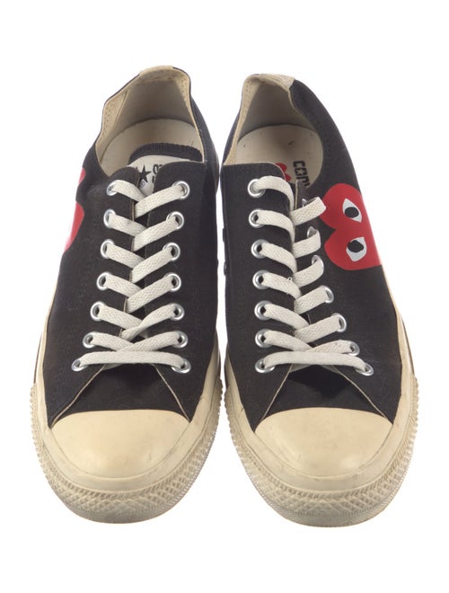 Comme des Garçons Play x Converse Canvas Printed Sneakers
