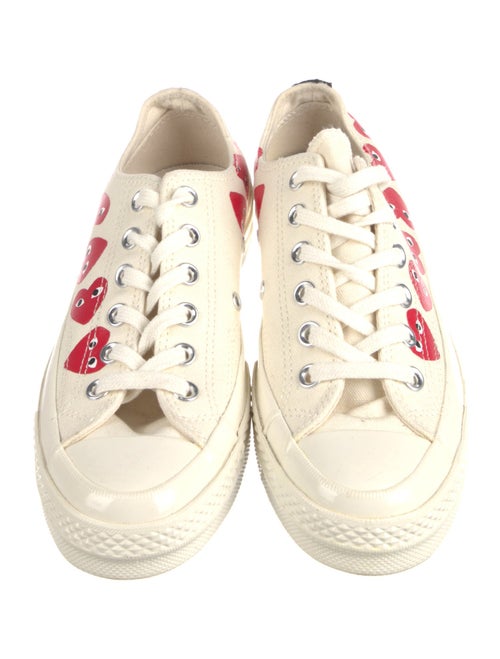 Comme des Garçons Play x Converse Canvas Printed Sneakers