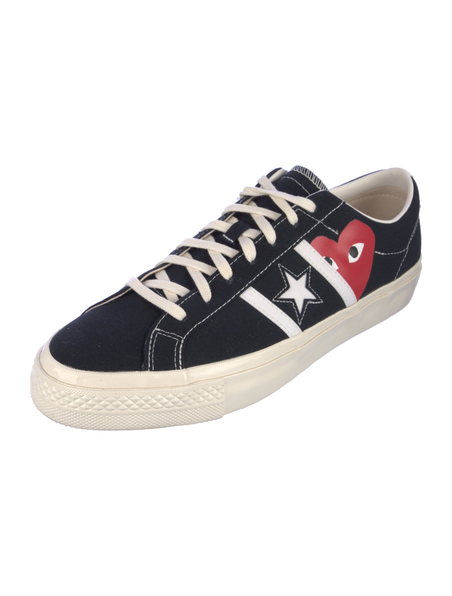 Comme des Garçons Play x Converse Canvas Printed Sneakers