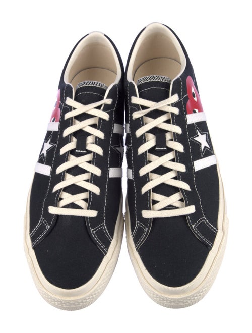 Comme des Garçons Play x Converse Canvas Printed Sneakers