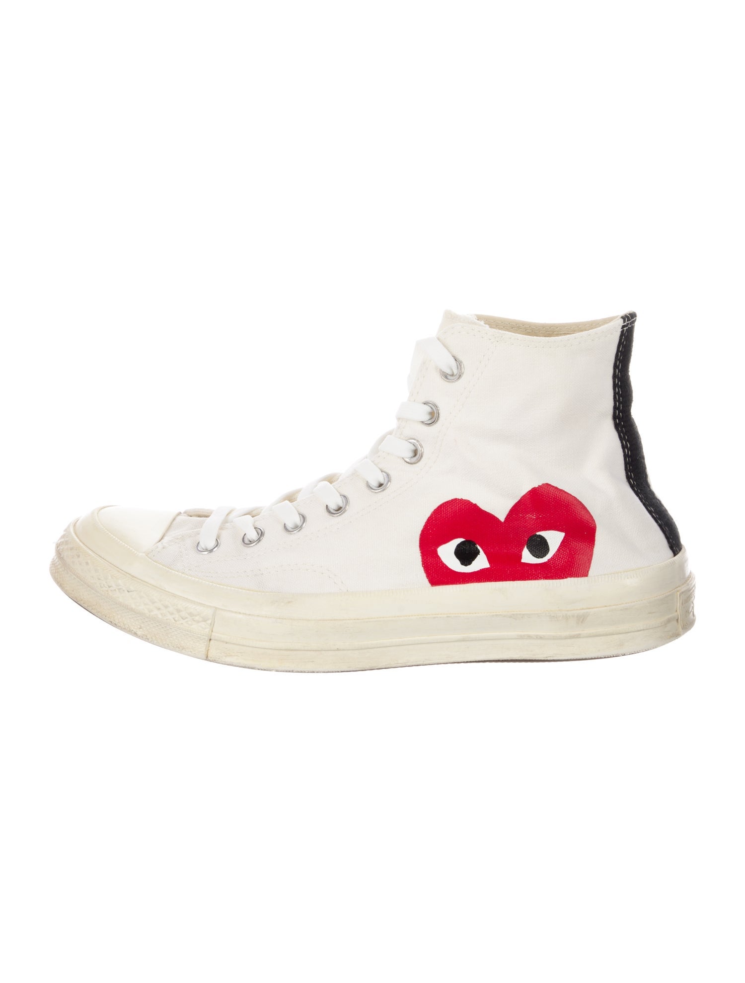 Comme des Garçons Play x Converse Canvas Printed Sneakers