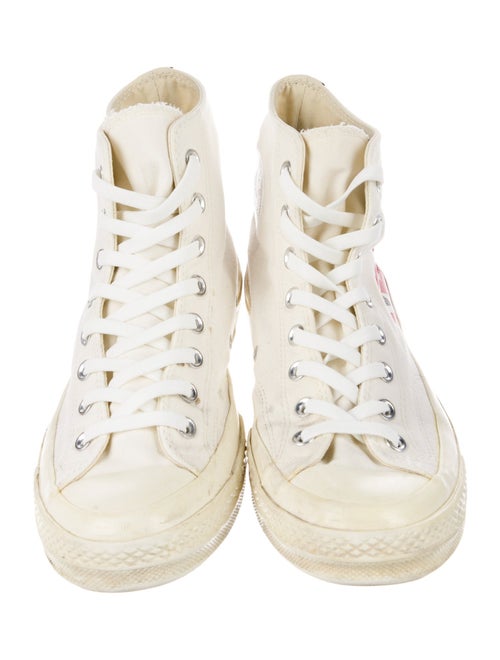 Comme des Garçons Play x Converse Canvas Printed Sneakers
