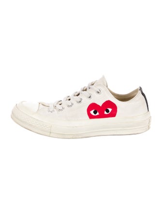 Comme des Garçons Play x Converse Canvas Graphic Print Sneakers