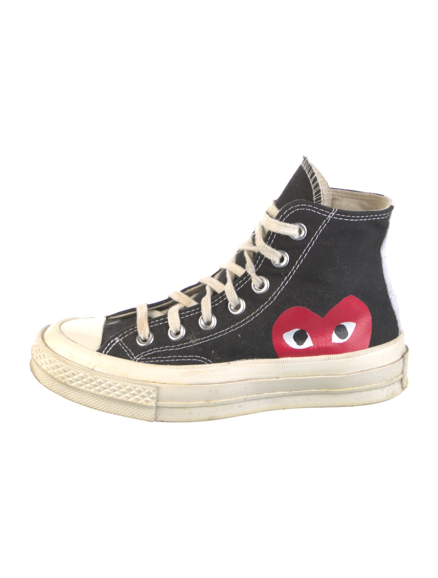 Comme des Garçons Play x Converse Canvas Printed Sneakers