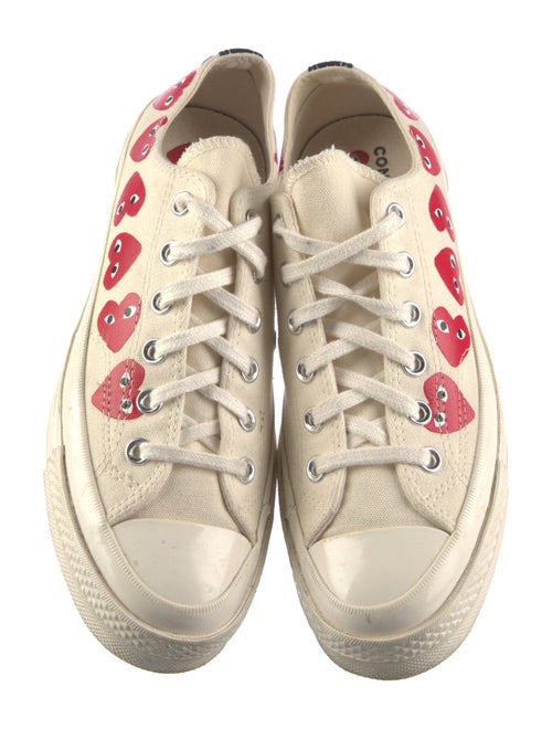 Comme des Garçons Play x Converse Canvas Printed Sneakers