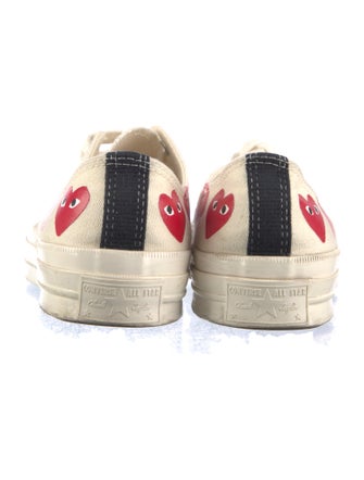 Comme des Garçons Play x Converse Canvas Printed Sneakers