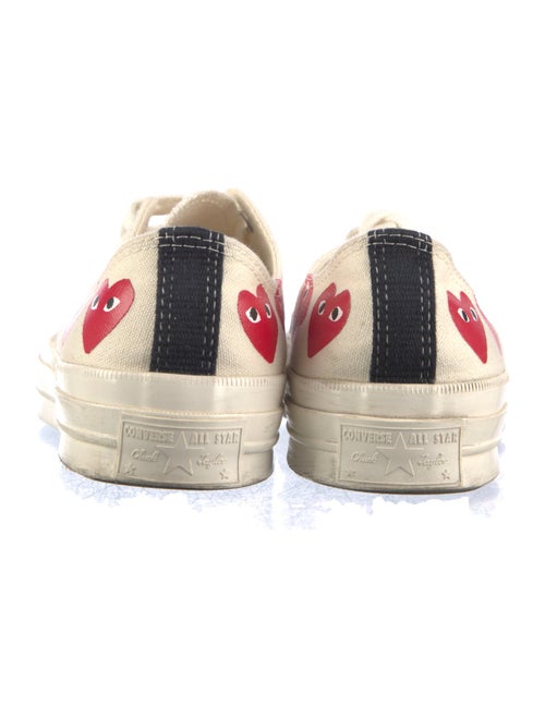 Comme des Garçons Play x Converse Canvas Printed Sneakers