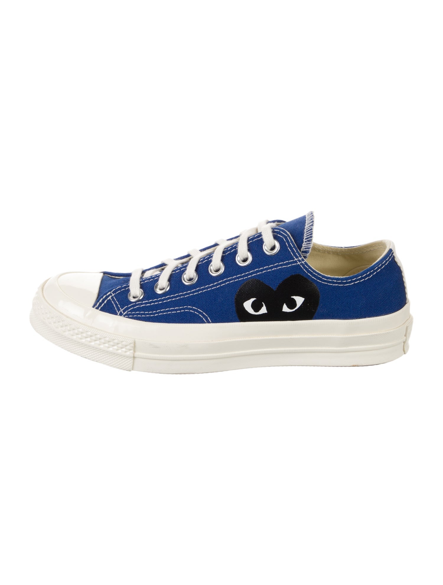 Comme des Garçons Play x Converse Canvas Colorblock Pattern Sneakers