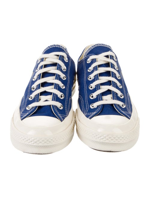 Comme des Garçons Play x Converse Canvas Colorblock Pattern Sneakers