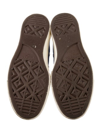 Comme des Garçons Play x Converse Canvas Colorblock Pattern Sneakers