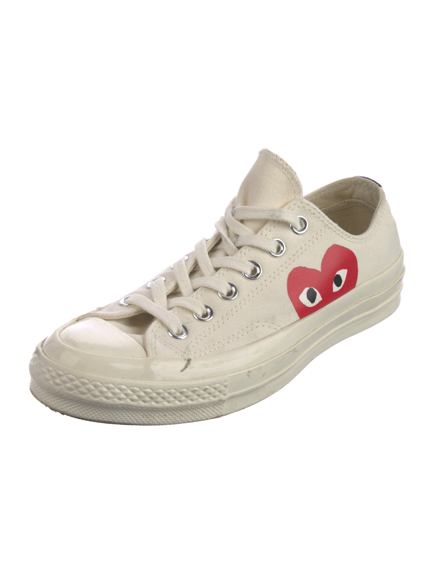 Comme des Garçons Play x Converse Canvas Printed Sneakers
