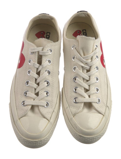 Comme des Garçons Play x Converse Canvas Printed Sneakers