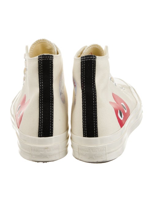 Comme des Garçons Play x Converse Canvas Graphic Print Sneakers