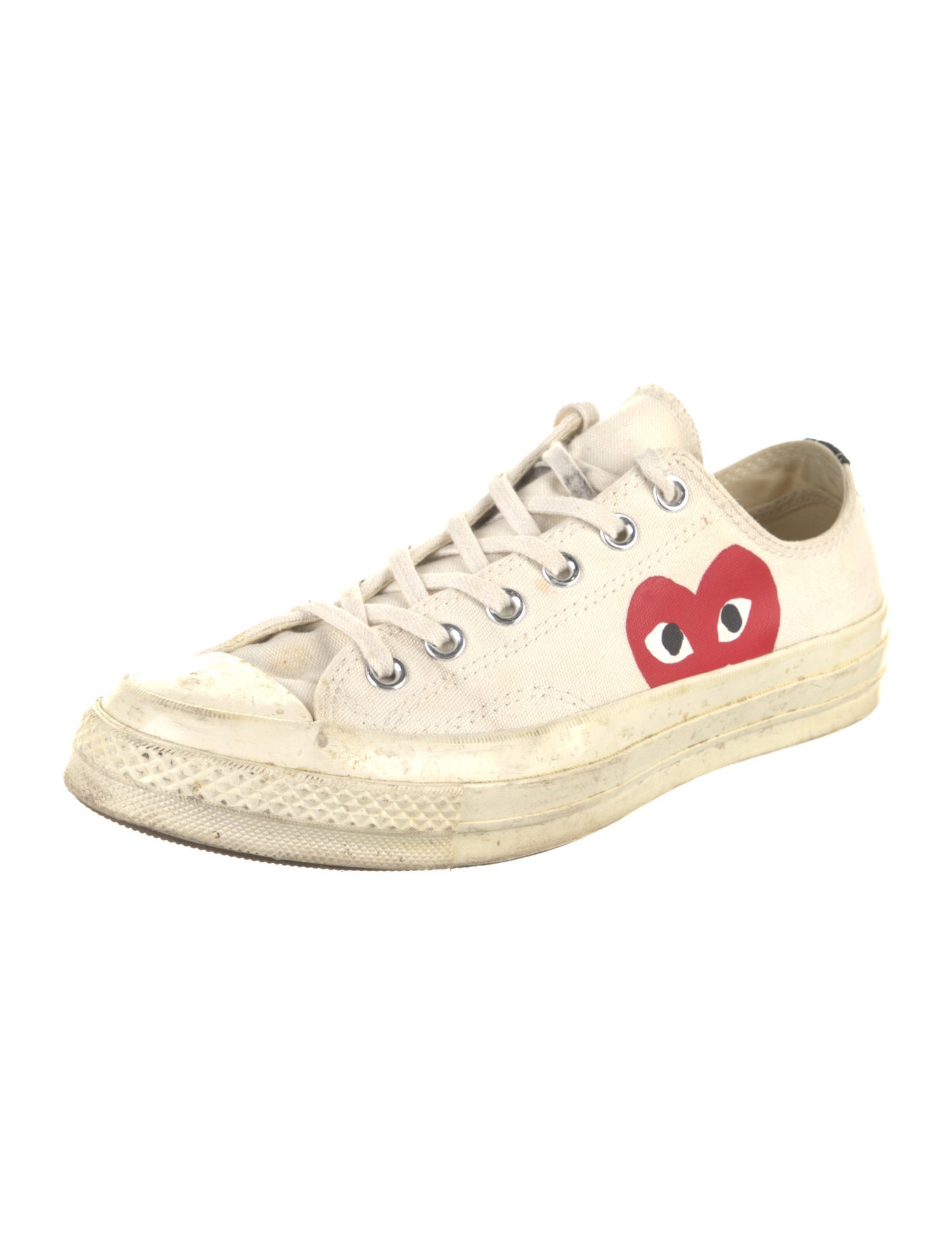 Comme des Garçons Play x Converse Canvas Printed Sneakers