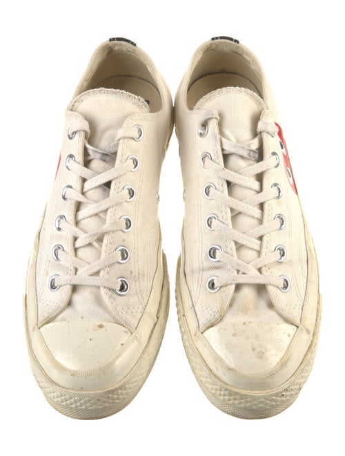 Comme des Garçons Play x Converse Canvas Printed Sneakers