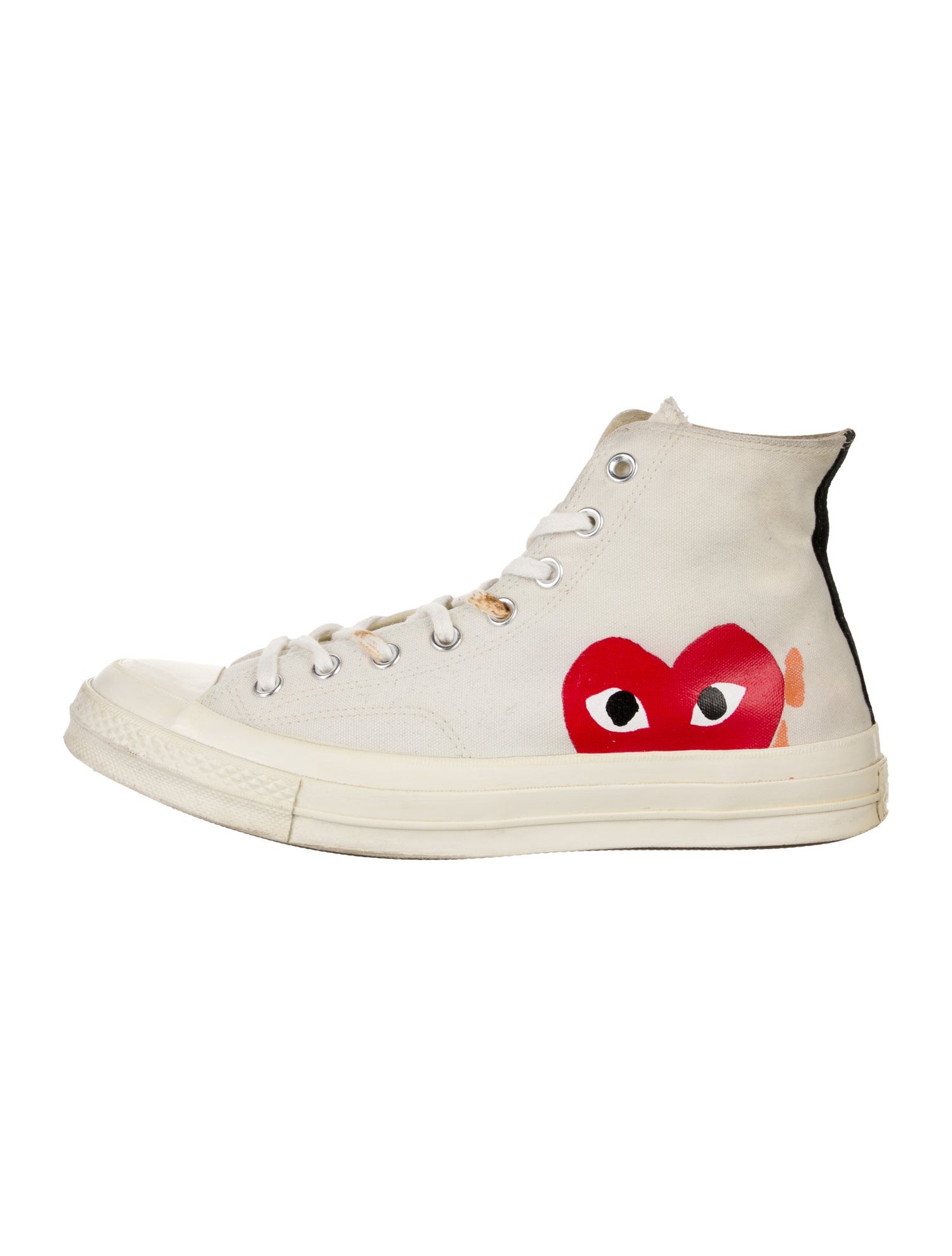 Comme des Garçons Play x Converse Canvas Graphic Print Sneakers