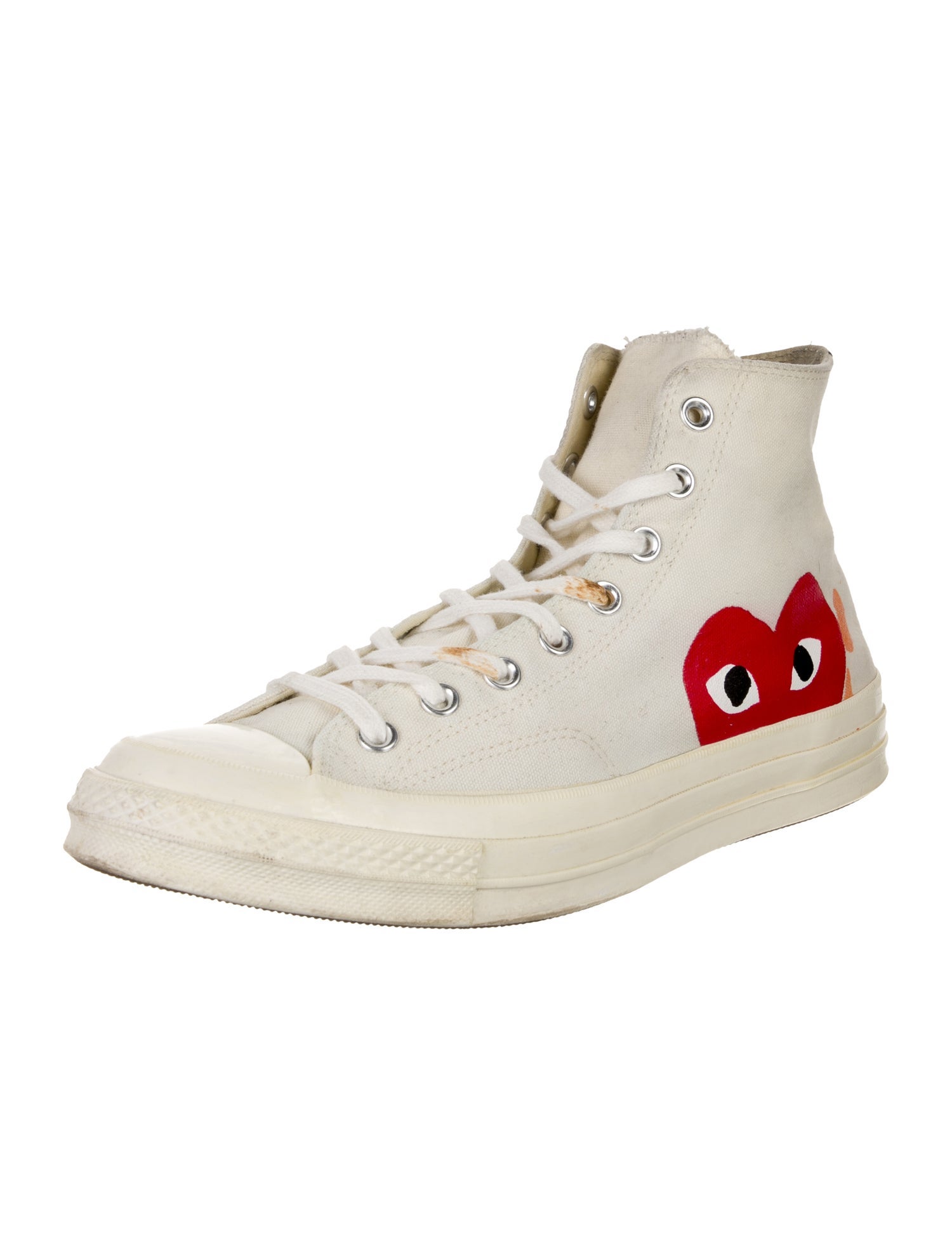 Comme des Garçons Play x Converse Canvas Graphic Print Sneakers
