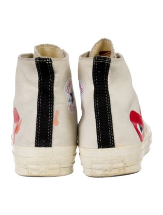Comme des Garçons Play x Converse Canvas Graphic Print Sneakers