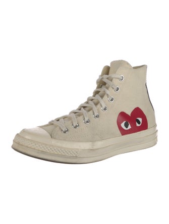 Comme des Garçons Play x Converse Canvas Graphic Print Sneakers
