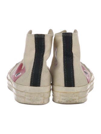 Comme des Garçons Play x Converse Canvas Graphic Print Sneakers