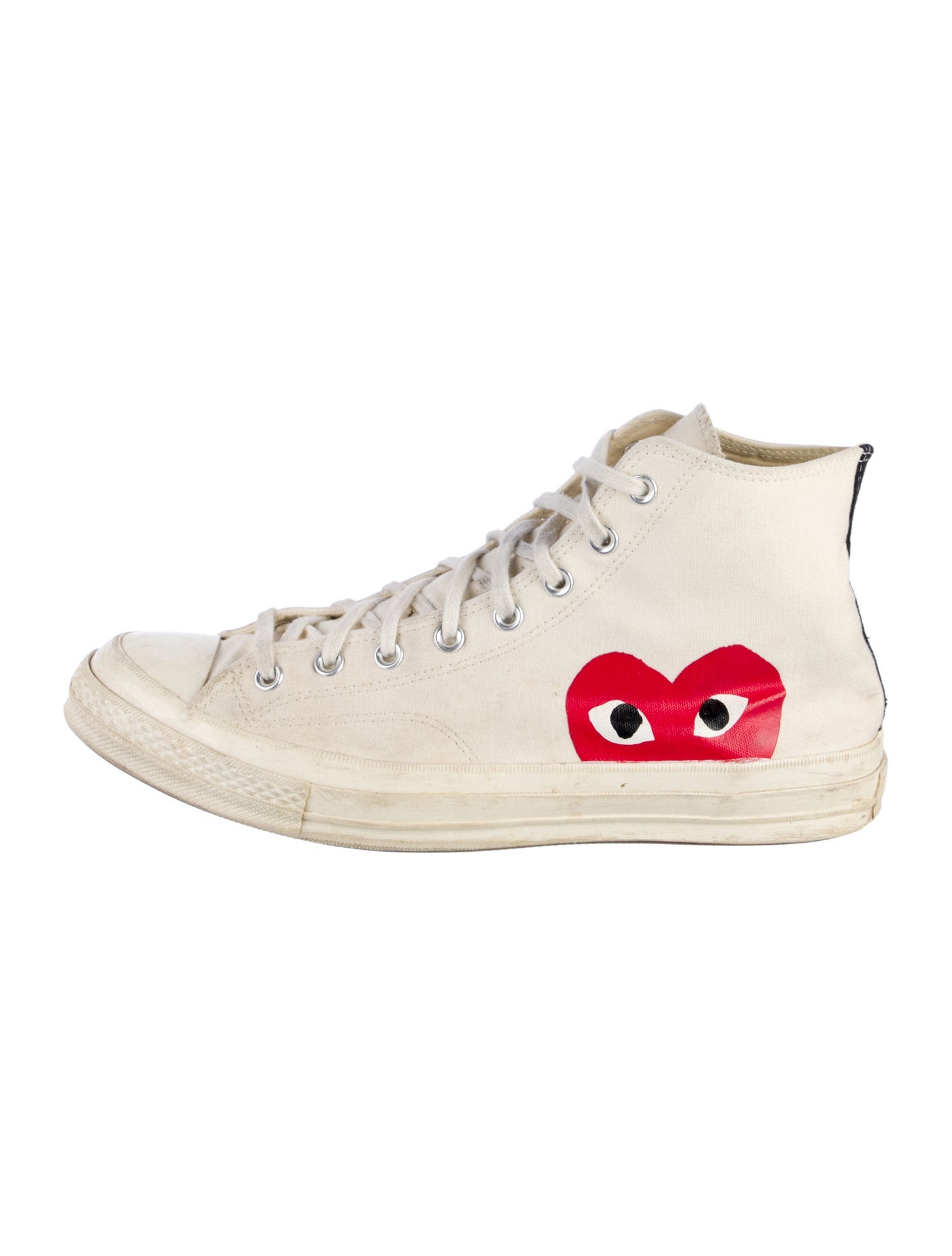 Comme des Garçons Play x Converse Canvas Graphic Print Sneakers