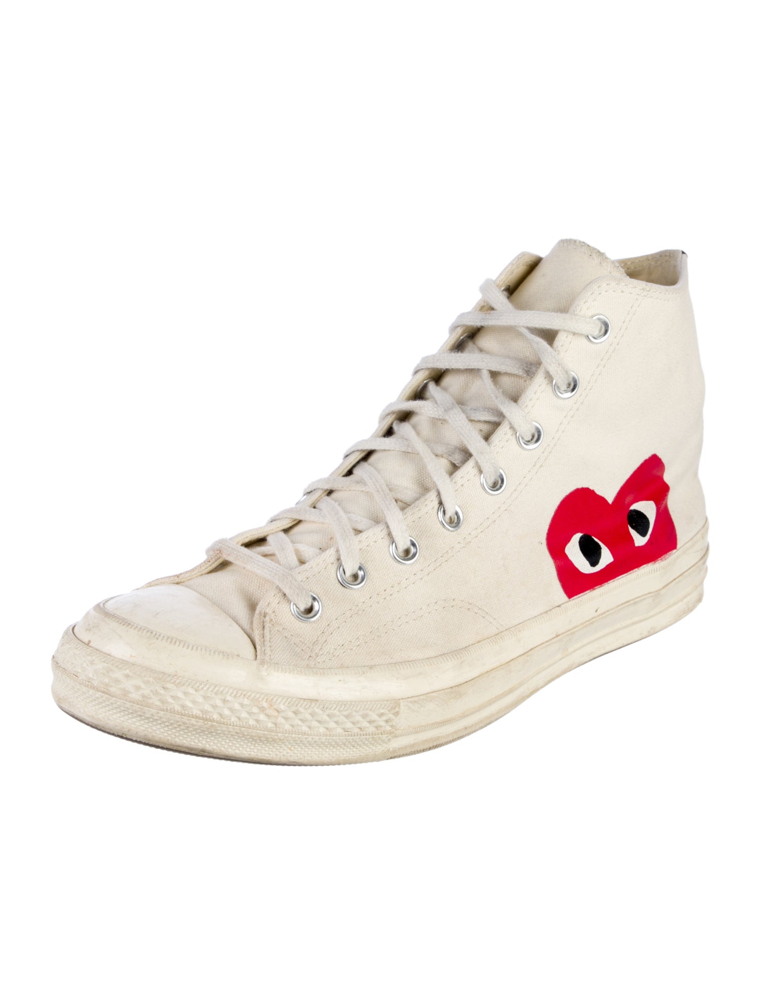 Comme des Garçons Play x Converse Canvas Graphic Print Sneakers