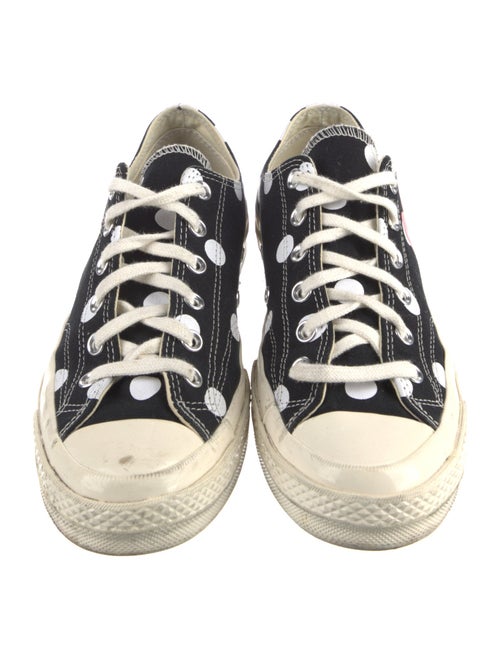 Comme des Garçons Play x Converse Canvas Printed Athletic Sneakers