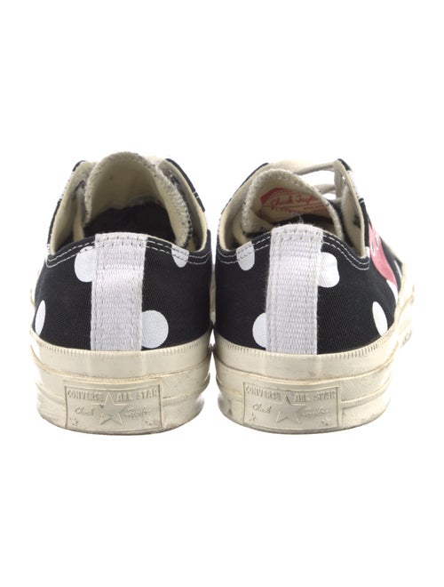 Comme des Garçons Play x Converse Canvas Printed Athletic Sneakers