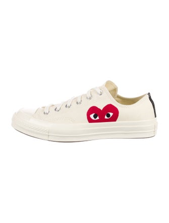 Comme des Garçons Play x Converse Canvas Printed Sneakers