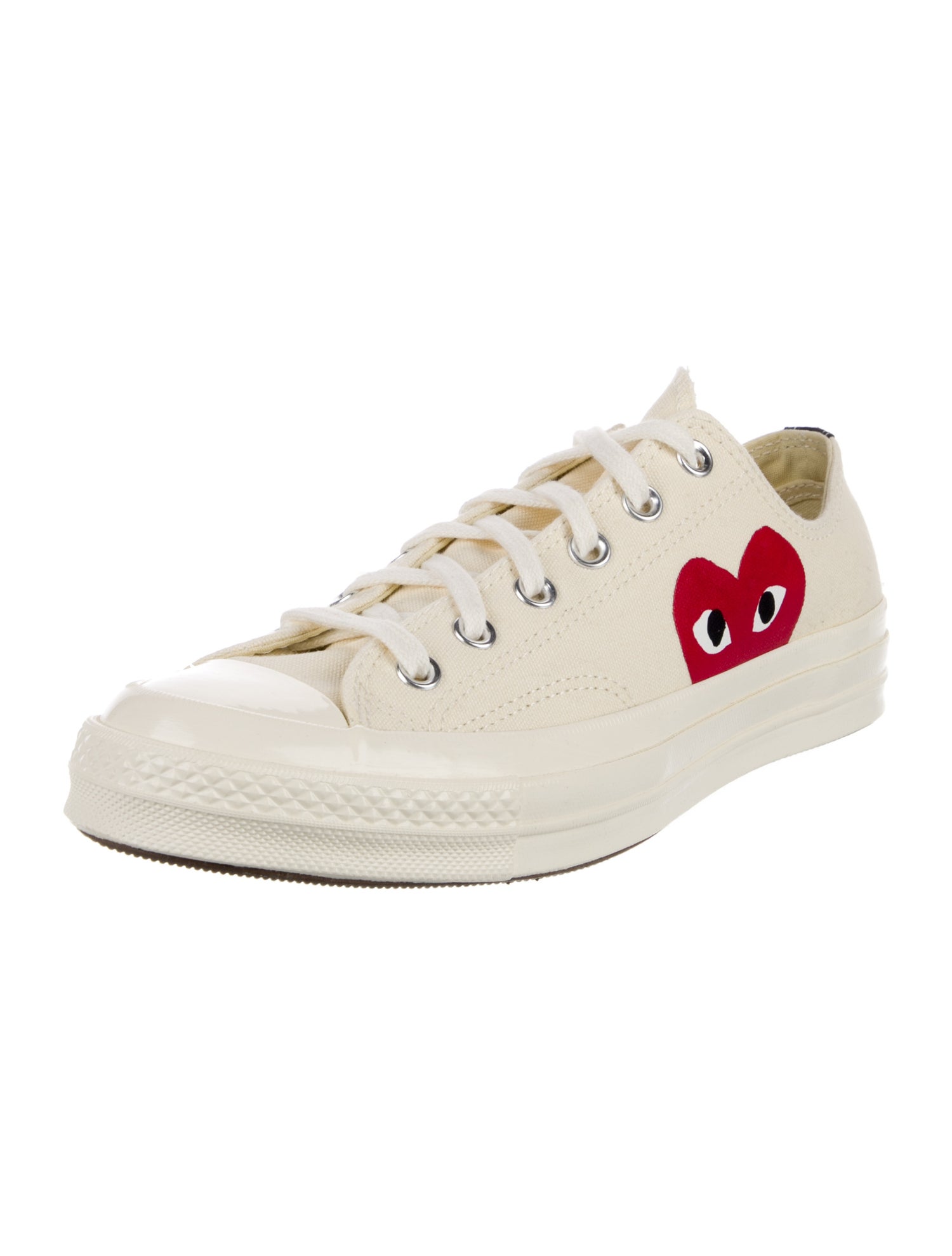 Comme des Garçons Play x Converse Canvas Printed Sneakers