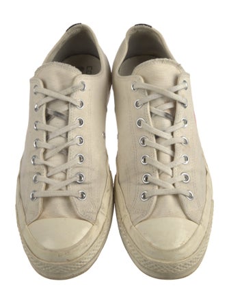 Comme des Garçons Play x Converse Canvas Printed Sneakers