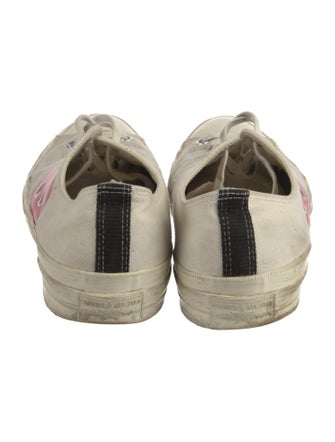 Comme des Garçons Play x Converse Canvas Printed Sneakers