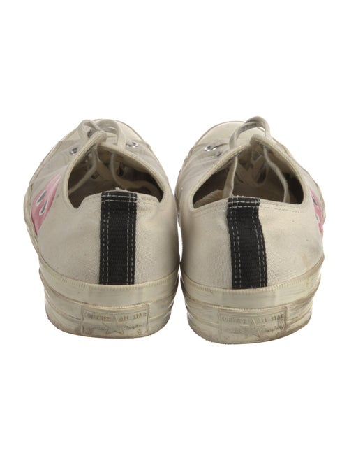 Comme des Garçons Play x Converse Canvas Printed Sneakers